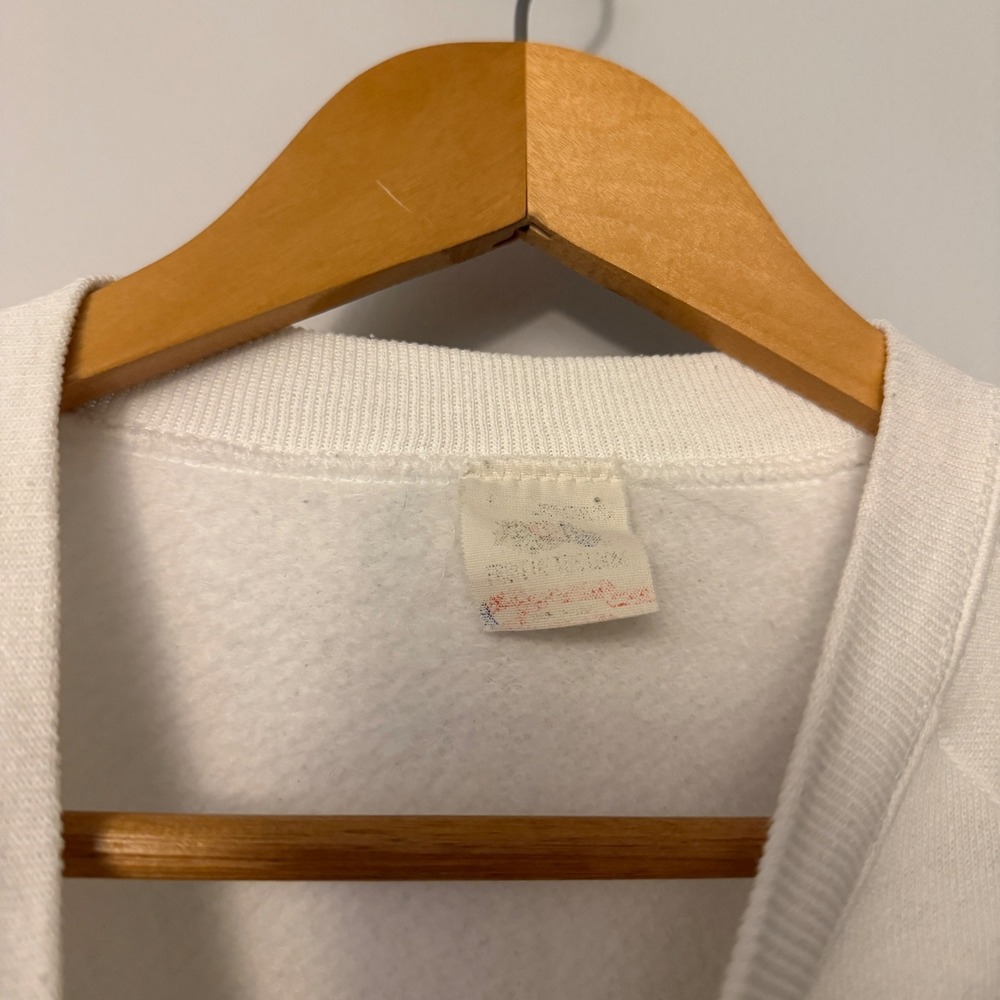 Vintage Fruit Of The Loom Christ Is Alive Hanson Place Raglan Sweatshirt Large View 3